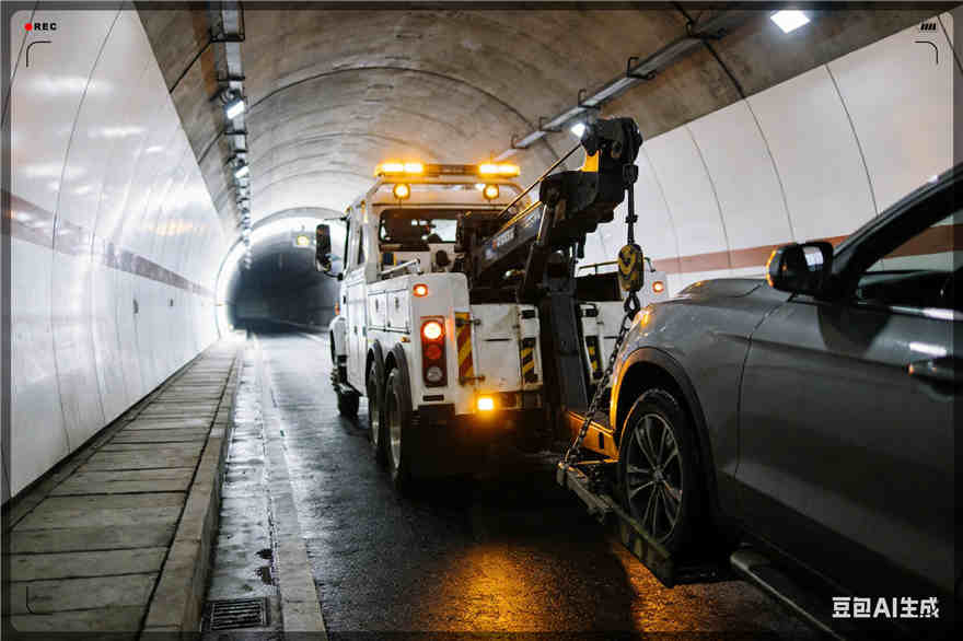 左贡道路救援汽车换轮胎
